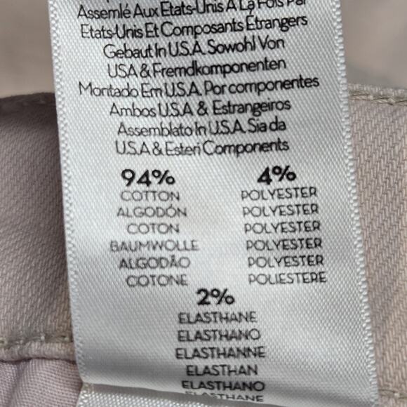 Mother jeans Womens 27 The Dazzler Hover Date Night Light Pink Straight Leg Crop - Picture 9 of 12